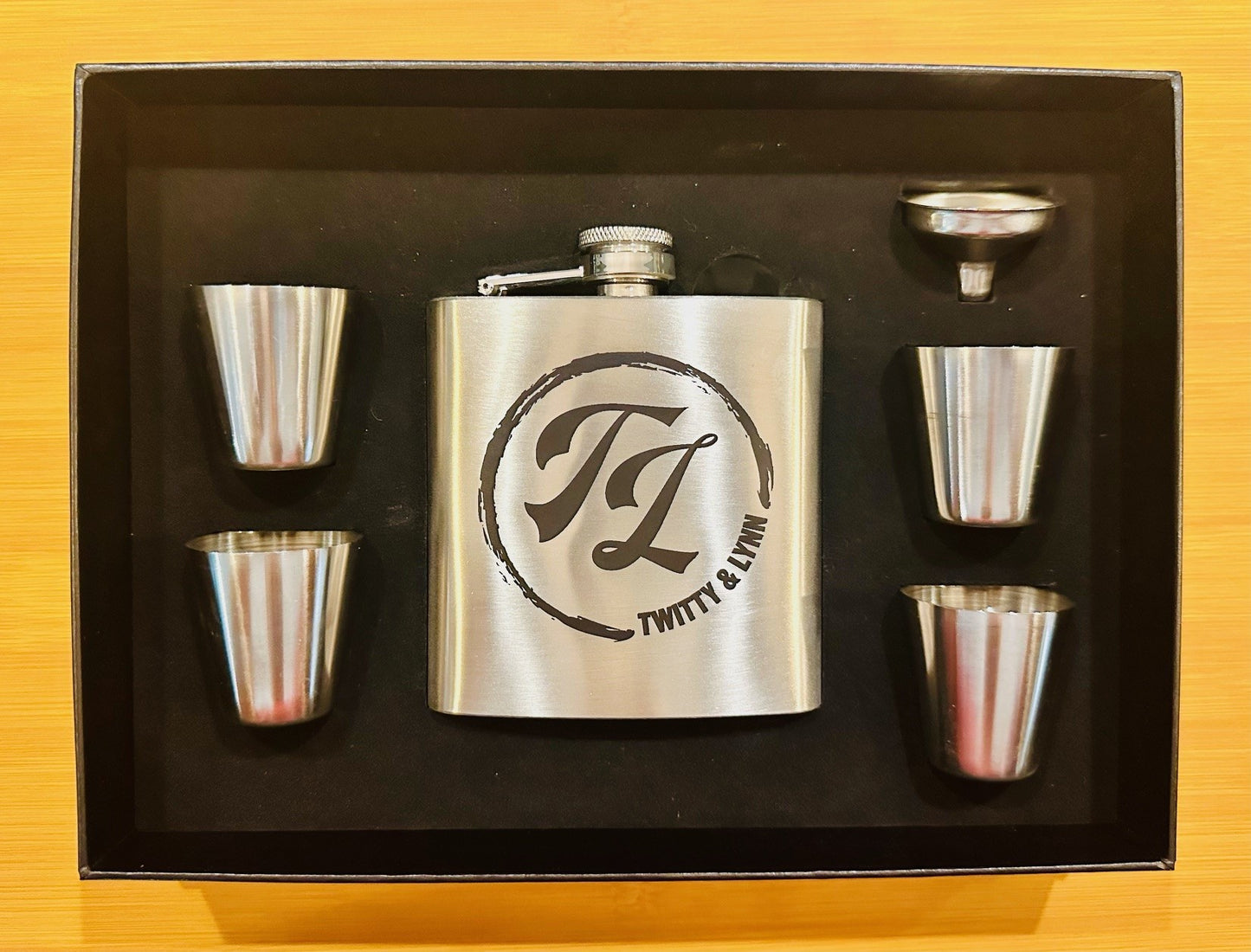 Stainless Steel Flask Set